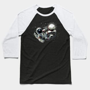 Astronaut football Kick Baseball T-Shirt